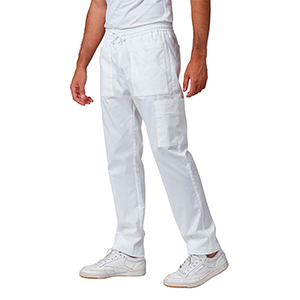 Pantalone da medico SIGGI Dr.Blue CRUZ 04PA1393-00-0757 - Bianco