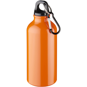 Borraccia alluminio personalizzata 400 ml  OREGON 100002 - Arancio 