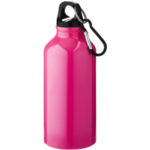 Borraccia alluminio personalizzata 400 ml  OREGON 100002 - Rosa Fluo 