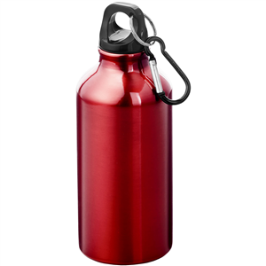 Borraccia alluminio personalizzata 400 ml  OREGON 100002 - Rosso 