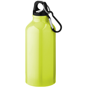 Borraccia alluminio personalizzata 400 ml  OREGON 100002 - Giallo Fluo 