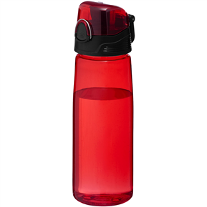 Borraccia Tritan personalizzata 700 ml CAPRI 100313 - Rosso Trasparente 