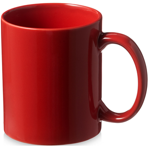 Tazza mug personalizzata in ceramica colorata 330 ml SANTOS 100378 - Rosso 