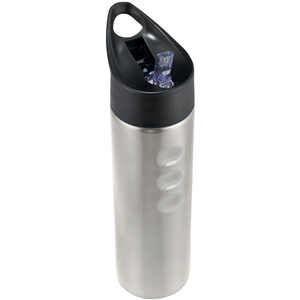 Borraccia con cannuccia personalizzata 750 ml TRIXIE 100464 - Silver 