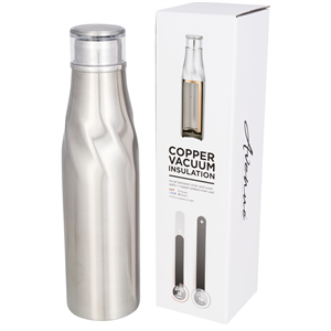 Bottiglia termica personalizzata 650 ml Avenue HUGO 100521PF - Silver 