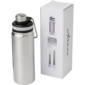 Borraccia termica personalizzabile 590 ml Avenue GESSI 100644 - Silver 