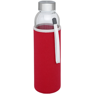 Borraccia vetro con guaina in neoprene 500 ml BODHI 100656 - Rosso 