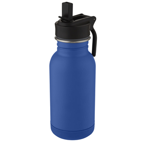 Borraccia con cannuccia personalizzata 400 ml LINA 100674 - Blu Navy 