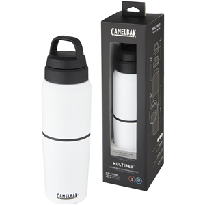 Borraccia acciaio inox da 500 ml e tazza da 350 ml CamelBak MULTIBEV 100716 - Bianco 