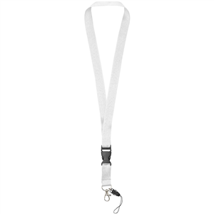 Lanyard porta cellulare SAGAN 102508 - Bianco 