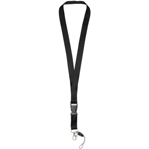 Lanyard porta cellulare SAGAN 102508 - Nero 