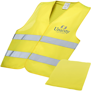 Gilet di sicurezza professionale WATCH-OUT 104010 - Giallo Fluo 