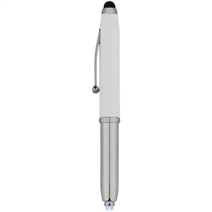Penna con luce e touch XENON 106563 - Bianco - Silver