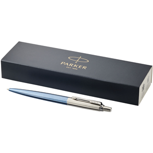 Penna regalo in acciaio Parker JOTTER BOND STREET 106838 - Blu Chiaro - Silver