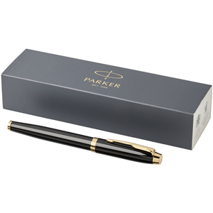 Penna roller in metallo Parker IM 107023 - Nero - Oro