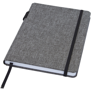 Block notes ecologico con copertina in rpet in formato A5 Marksman ORIN 107742 - Grigio Melange 