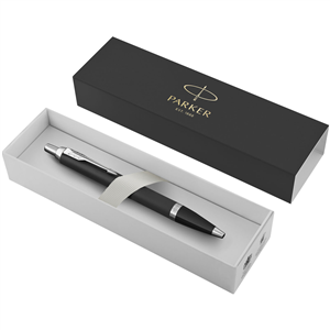 Penna a sfera elegante Parker IM 107758 - Nero Opaco 