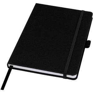 Quaderno personalizzato con copertina in rpet in formato A5 Marksman HONUA 107763 - Nero 