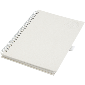 Block notes a spirale con copertina in cartone riciclato in formato in formato A5 DAIRY DREAM 107783 - Bianco 