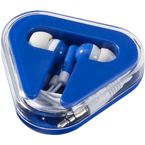 Auricolari con filo REBEL 108213 - Blu Royal - Bianco