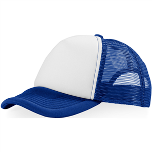 Cappellino a 5 pannelli Elevate Essentials - TRUCKER 111069 - Blu Royal - Bianco