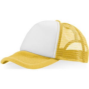 Cappellino a 5 pannelli Elevate Essentials - TRUCKER 111069 - Giallo - Bianco