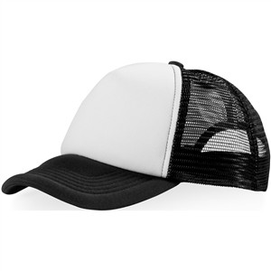 Cappellino a 5 pannelli Elevate Essentials - TRUCKER 111069 - Nero - Bianco