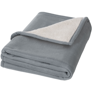 Plaid in sherpa morbido Seasons - SPRINGWOOD 112809 - Grigio - Bianco