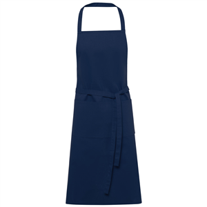 Grembiule da cucina personalizzato in cotone riciclato ORISSA 113200 - Blu Navy 