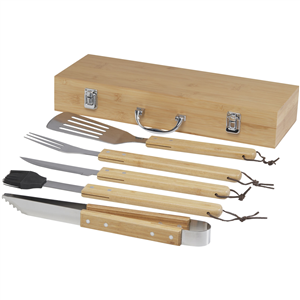 Set BBQ da 5 pezzi Seasons - CHURRAS 113262 - Natural 