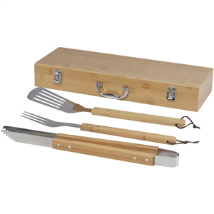 Set BBQ da 3 pezzi Seasons - ASSADUS 113263 - Natural 