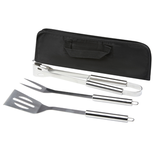 Set BBQ da 3 pezzi BARCABO 113265 - Silver 