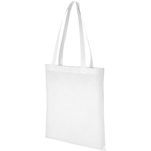 Shopper personalizzata in tnt cm 36x40 ZEUS 119412 - Bianco 