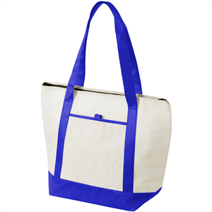 Borsa frigo in tessuto non tessuto LIGHTHOUSE 120085 - Natural - Blu Royal