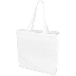 Shopper personalizzata in cotone 220gr cm 38x41x8,5 ODESSA 120135 - Bianco 