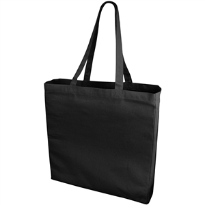 Shopper personalizzata in cotone 220gr cm 38x41x8,5 ODESSA 120135 - Nero 