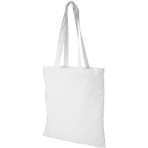 Shopper personalizzata in cotone 180gr cm 38x42 PERU 120332 - Bianco 