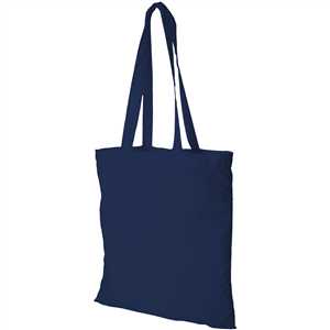 Shopper personalizzata in cotone 180gr cm 38x42 PERU 120332 - Blu Navy 