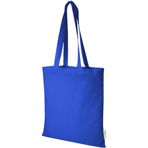 Shopper personalizzata in cotone biologico 100gr cm 38x42 ORISSA 120491 - Blu Royal 