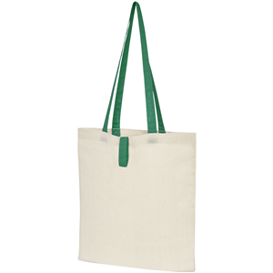 Shopper cotone personalizzata NEVADA 120492 - Natural - Verde