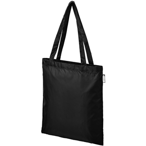 Shopper ecologica in PET riciclato cm 38x42 SAI 120496 - Nero 