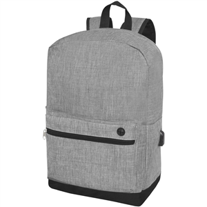 Zaino porta pc personalizzato da 15,6 pollici HOSS 120511 - Grigio Melange 