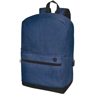 Zaino porta pc personalizzato da 15,6 pollici HOSS 120511 - Blu Navy Melange 