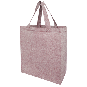 Shopper ecologica personalizzabile in cotone riciclato cm 28x15x33 PHEEBS 120613 - Marrone Melange 