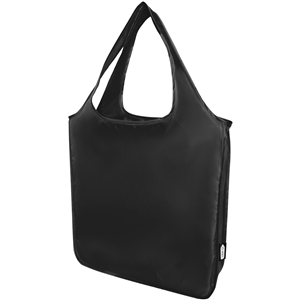 Shopper ecologica grande in PET riciclato cm 39x39x10 ASH 120614 - Nero 