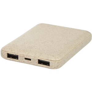 Powerbank 5000 mAh in paglia di grano Avenue ASAMA 124137 - Beige 