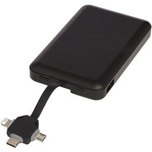 Caricatore portatile wireless da 5000 mAh Avenue KANO 124149 - Nero 