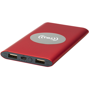 Power bank wireless da 8000 mAh JUICE 124173 - Rosso 