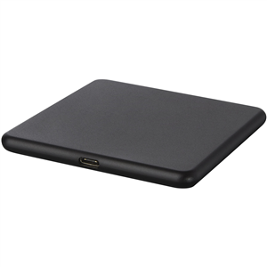 Caricabatterie wireless personalizzato in ABS riciclato Avenue LOOP 124204 - Nero 