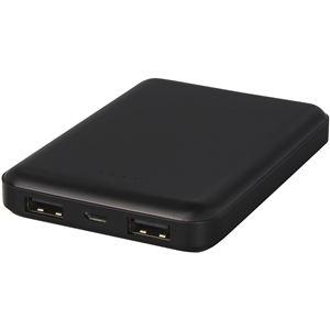 Power bank ultra sottile da 5000 mAh GLEAM 124208 - Nero 